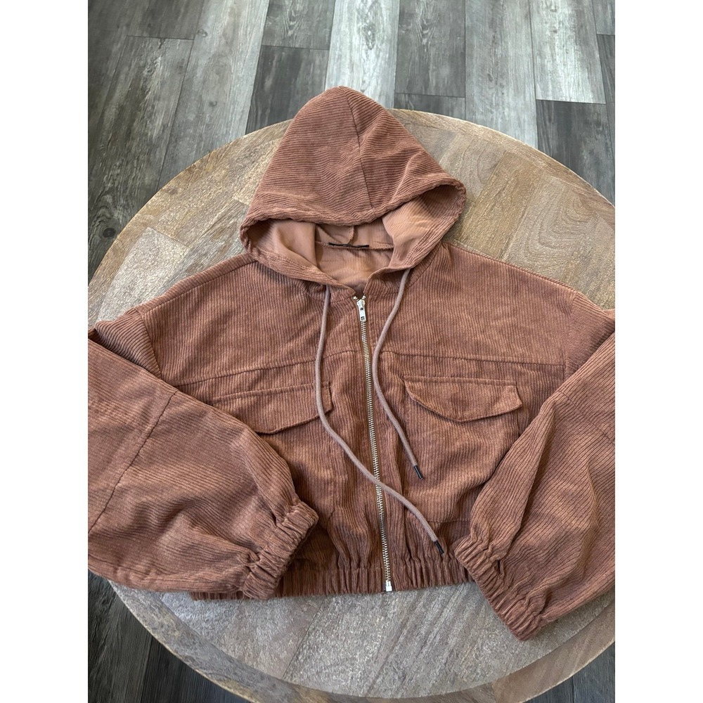 Cropped Corduroy Hoodie size 8/10‎